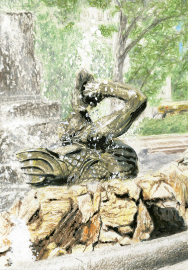Merman in Fountain, Grand Army Plaza, Brooklyn