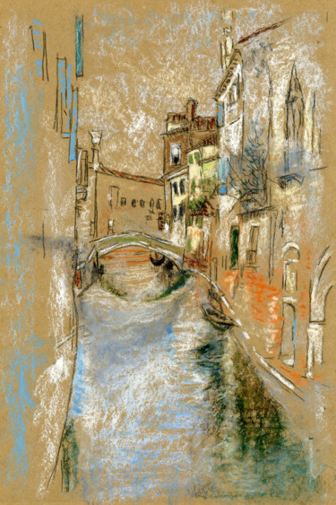 Reproduction Whistler "Little Canal-San Barnaba"