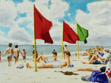 Sunday Afternoon at the Beach: Flags